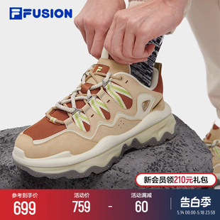 厚底黑色鞋 FILA 子 QD96休闲鞋 老爹鞋 运动鞋 熔岩鞋 FUSION斐乐男鞋