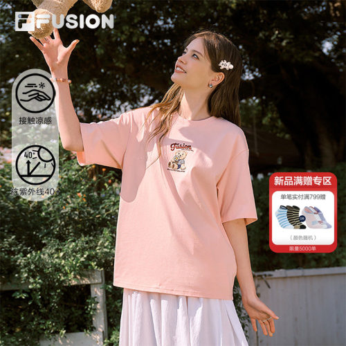 FILAFUSION斐乐潮牌短袖T
