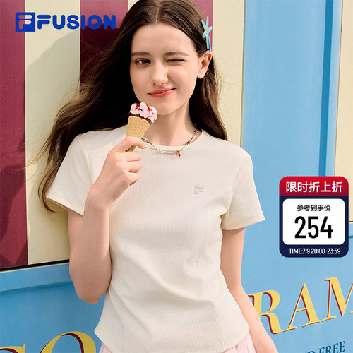 FILAFUSION斐乐潮牌短袖T