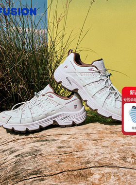 Como X丨章昊同款 FILA FUSION斐乐潮牌女鞋户外登山鞋运动休闲鞋