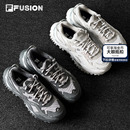 黑武士厚底老爹鞋 斐乐潮牌硬糖男鞋 新款 男士 子 FILA 运动鞋 FUSION