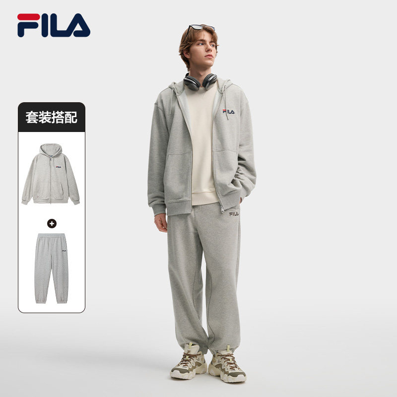 FILA斐乐针织连帽外套