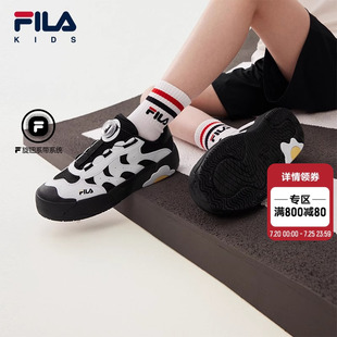 男女大童旋鈕休閑鞋 FILA 新款 2025秋季 KIDS斐樂童鞋 兒童板鞋