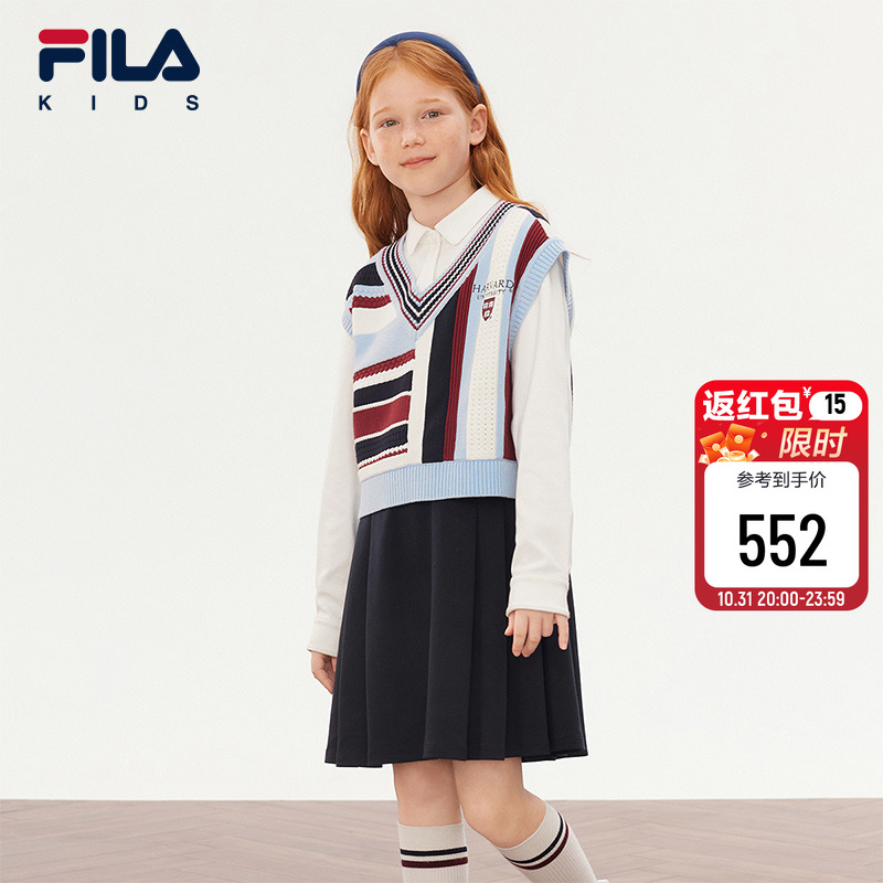 FILAKIDS斐乐针织连衣裙