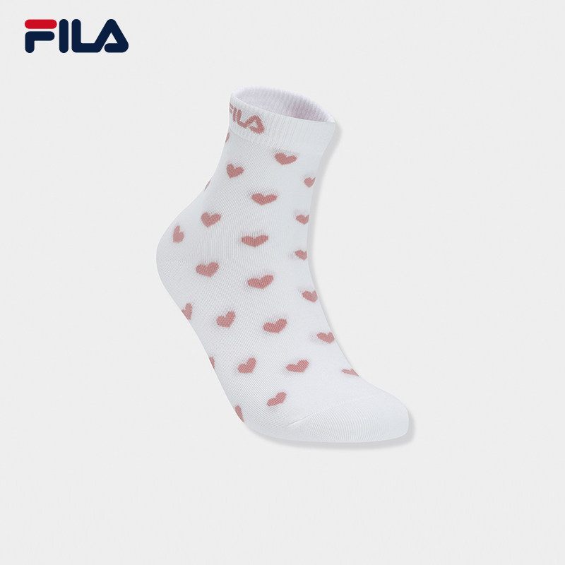FILA 斐乐官方女袜中腰袜2025秋季新款精致可爱运动袜舒适中筒袜,运动包/户外包/配件,运动袜,淘宝优惠券,粉丝福利购,淘宝优惠卷