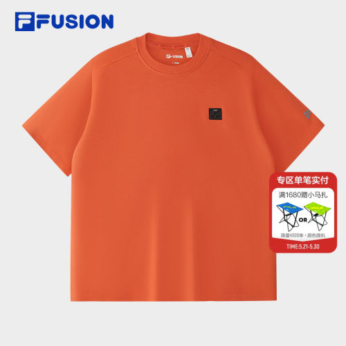 FILAFUSION斐乐男士针织短袖衫