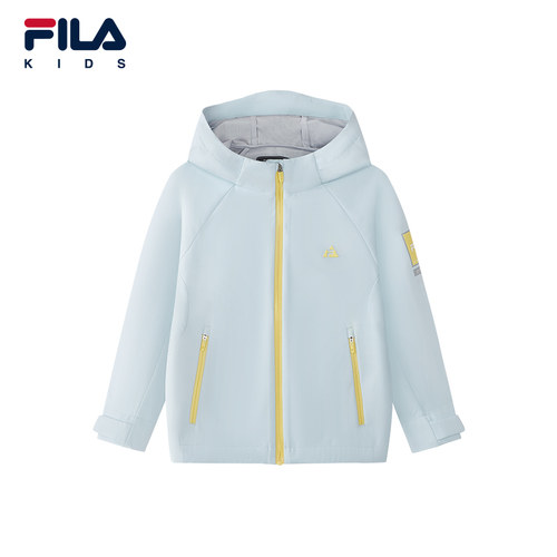 FILA KIDS斐乐童装女小童外套2026夏季新款儿童运动户外连帽上衣