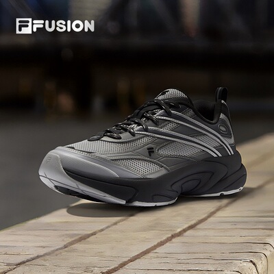 光迹鞋丨FILA FUSION 斐乐官方通勤鞋男鞋轻便透气鞋子男士运动鞋