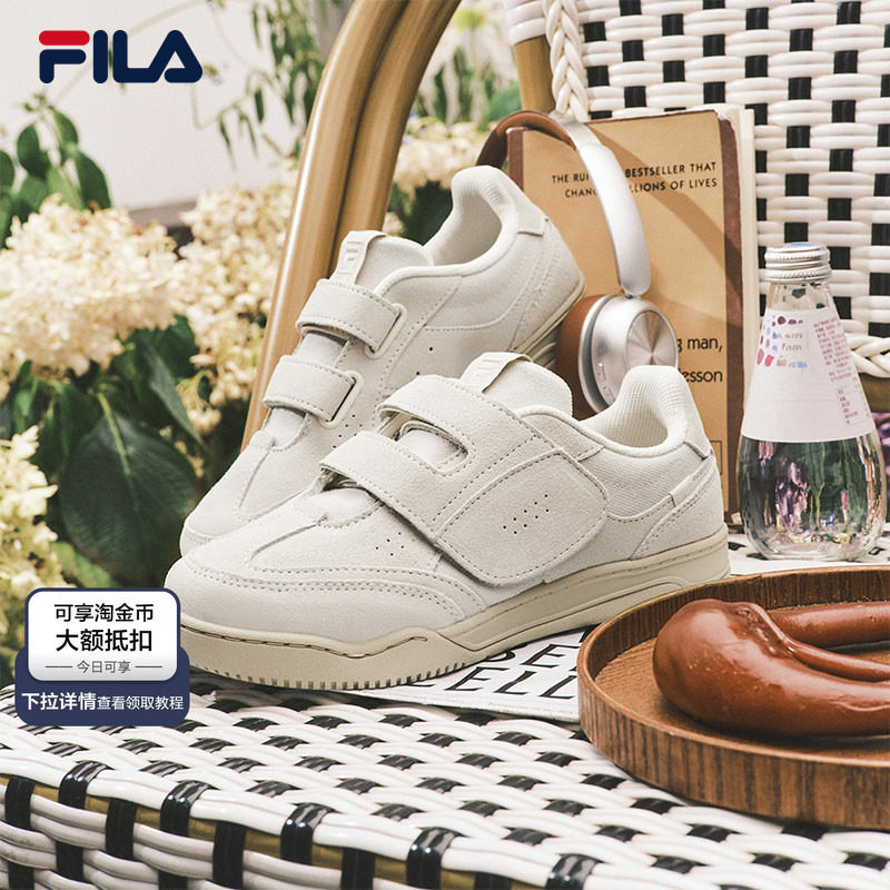 贴贴鞋|FILA斐乐女鞋官方舒适板鞋薄底休闲鞋小白鞋百搭运动鞋子