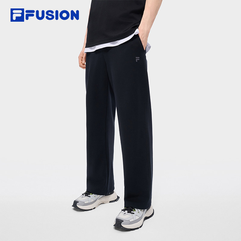 FILA FUSION斐乐潮牌针织长裤男2026夏季新款简约宽松
