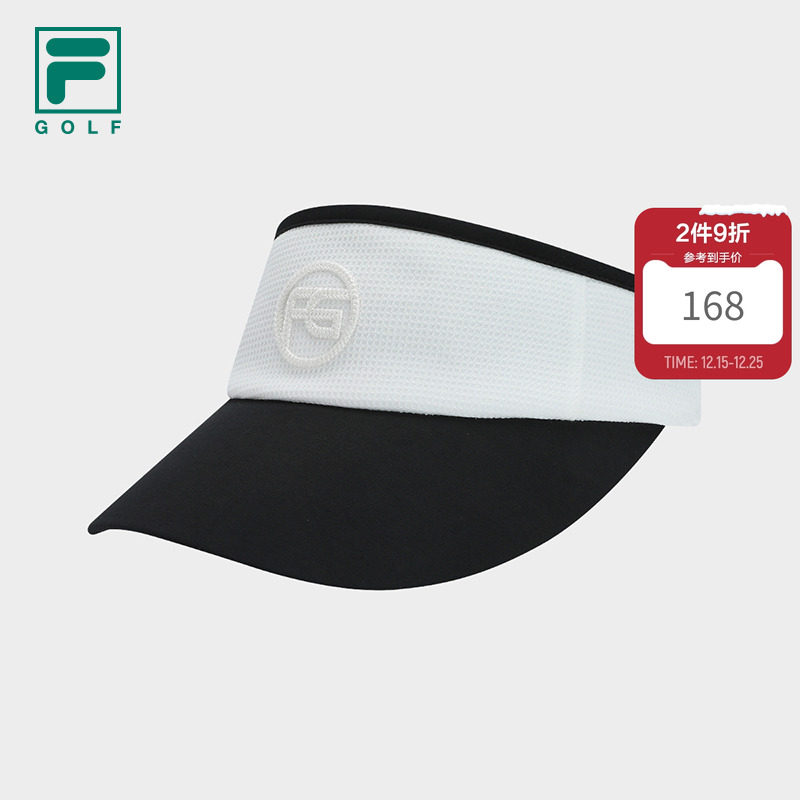 空顶帽|何沐妮同款FILA斐乐女帽户外秋季新款高尔夫运动帽鸭舌帽