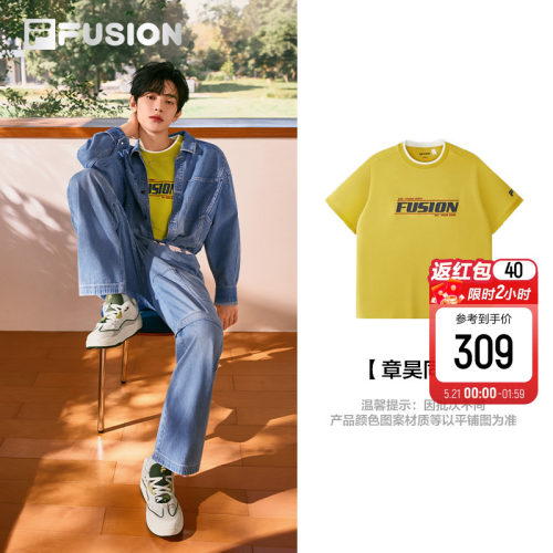 FILAFUSION斐乐男子短袖T