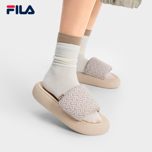 FILA斐乐女子甜甜圈运动拖鞋