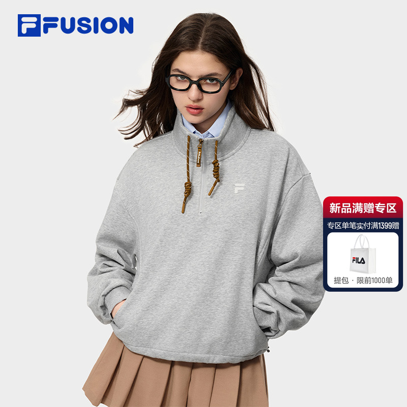 FILAFUSION斐乐潮牌套头卫衣