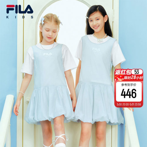FILAKIDS斐乐女童连衣裙两件套