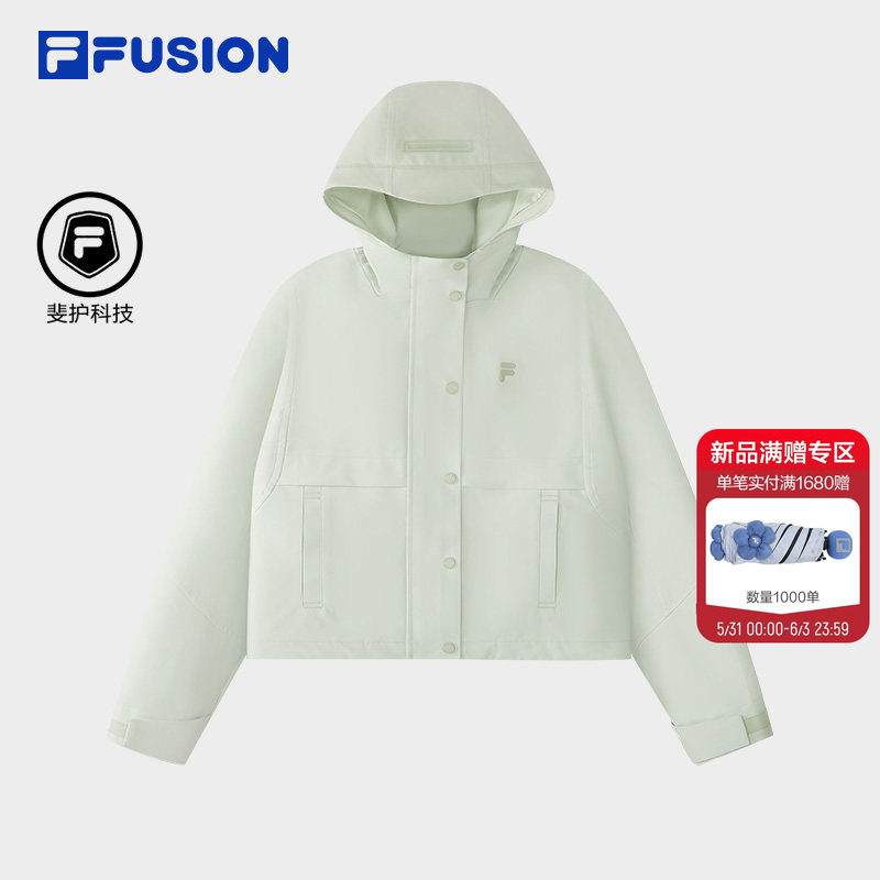 FILA FUSION斐乐官方潮牌外套梭织女装2026夏季新款百
