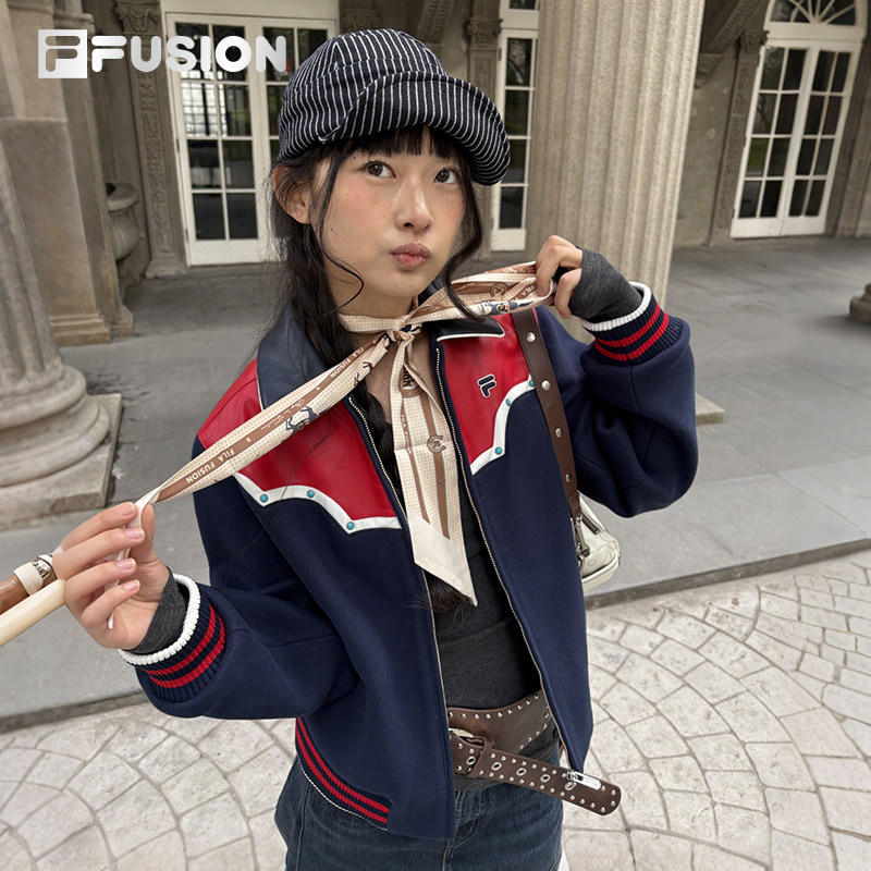 马上起飞 | 外套FILA FUSION斐乐潮牌女装2026新年款贵气新衣夹克,运动服/休闲服装,运动茄克/外套,淘宝优惠券,粉丝福利购,淘宝优惠卷