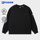 套头卫衣2025冬新款 NEMEN斐乐潮牌情侣款 加绒上衣 FUSION FILA