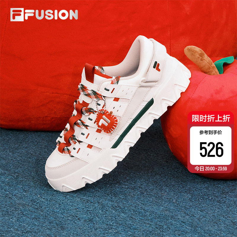 PISA 圣诞版丨FILA FUSION斐乐比萨鞋情侣板鞋新款女鞋休闲鞋男鞋