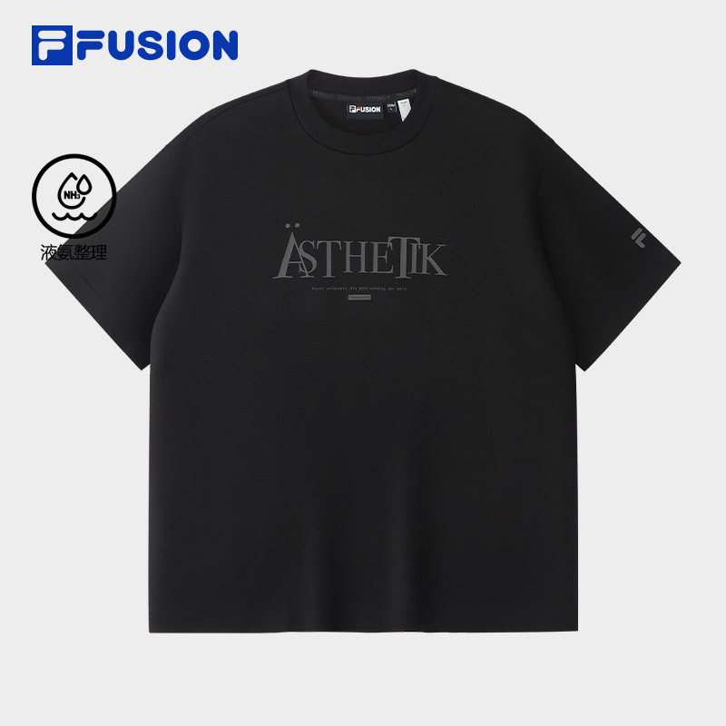 FILA FUSION斐乐潮牌男子针织短袖衫2026春季新款休闲