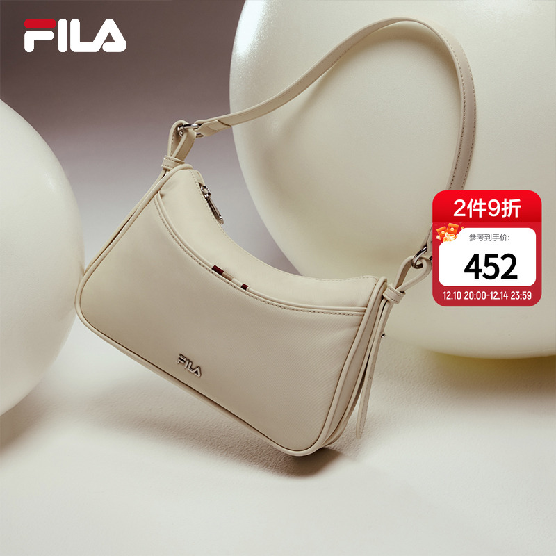 月牙包|FILA斐乐女拉链休闲挎包