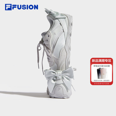 FILA薄巧鞋丨FLORA蝴蝶结 FILA FUSION 斐乐女鞋芭蕾鞋新款德训鞋