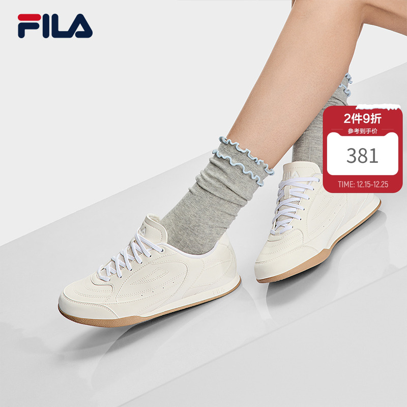 FILA斐乐官方女鞋德训鞋2025秋季新款鞋子雪韵鞋男鞋薄底鞋运动鞋