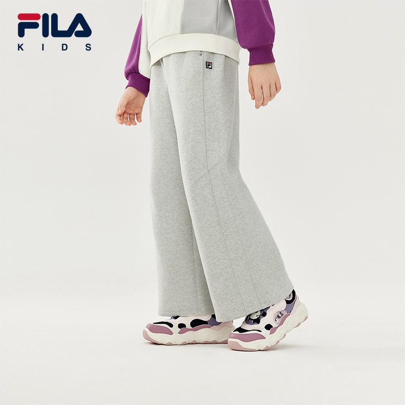 FILAKIDS斐乐女大童针织长裤
