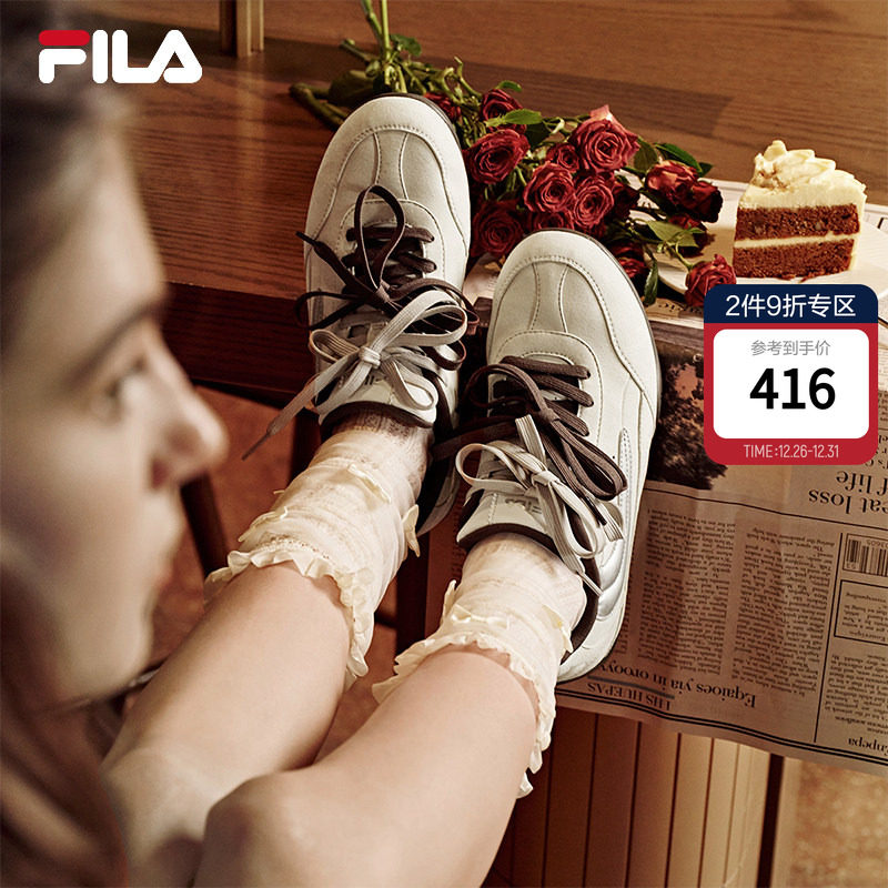 海珀鞋|FILA 斐乐女鞋HYPER德训鞋2025新款鞋子薄底老