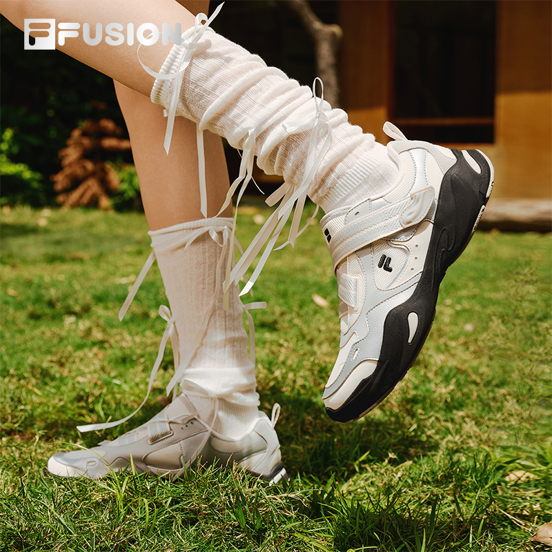 水滴鞋丨FILA FUSION 斐乐潮牌薄底鞋女鞋2025秋季新款芭蕾运动鞋