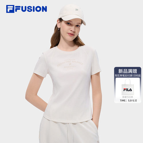 FILAFUSION斐乐女子短袖T