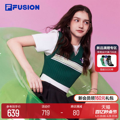 FILAFUSION斐乐女子编织衫