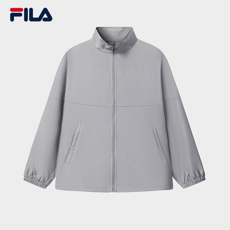 FILA MILANO斐乐官方女梭织外套2026夏新款时尚休闲通勤宽松上衣 - 实物图