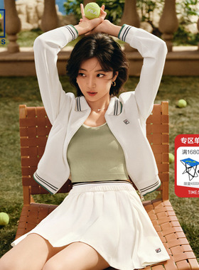 孙千同款FILA SETTANTA斐乐官方女胜利夹克26夏新款网球运动外套