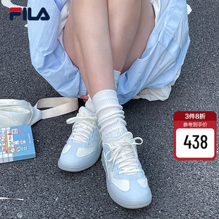 韩素希|FILA斐乐女鞋板鞋小白鞋2夏季新款透气鞋子布丁德训运动鞋