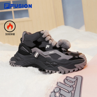 2024冬季 FUSION斐乐潮牌硬糖 厚底运动鞋 保暖棉鞋 加绒 女鞋 FILA