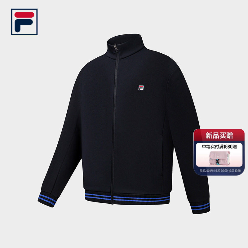 斐乐宽松立领轻户外外套