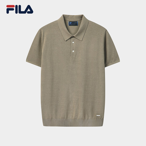 FILA斐乐男子短袖编织衫