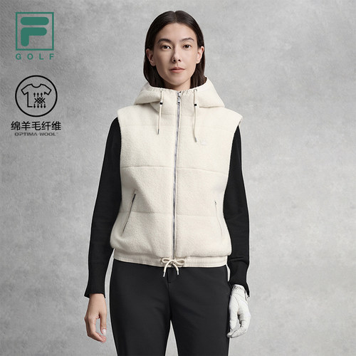 FILA斐乐女士运动棉马甲