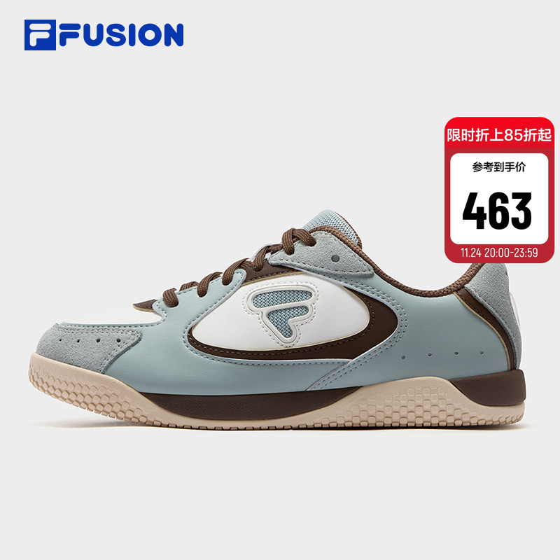 FILA FUSION 斐乐潮牌羽翼鞋女鞋2025新款复古板鞋德训鞋运动鞋子