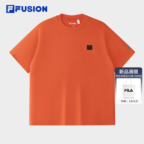 FILAFUSION斐乐男士针织短袖衫