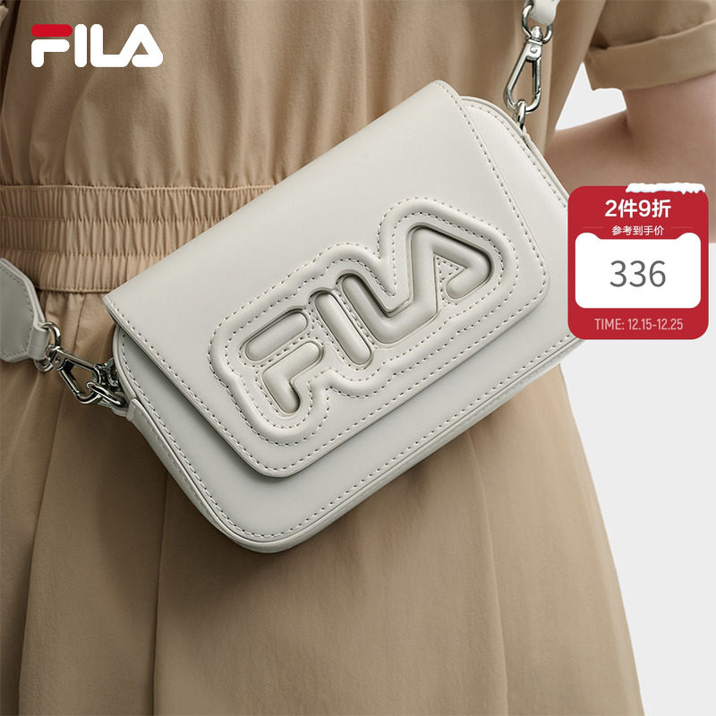 小方包|FILA 斐乐女挎包夏新款时尚精致百搭休闲小方包单肩斜挎