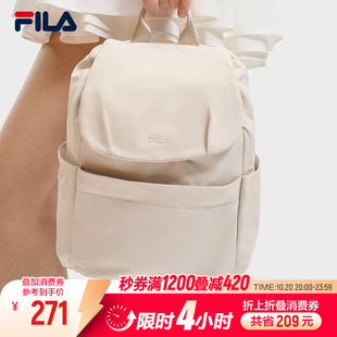 斐乐双肩包丨FILA背包26新款女子迷你翻盖轻量小书包挎包休闲小包