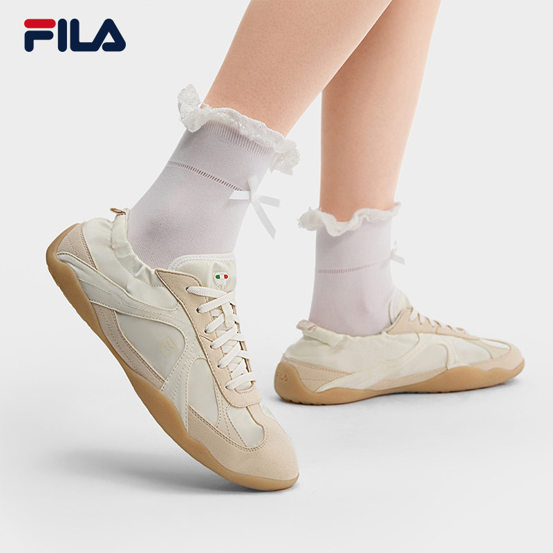 舞纱鞋|韩素希FILA斐乐运动千金风芭蕾鞋女鞋新款足球风德训鞋