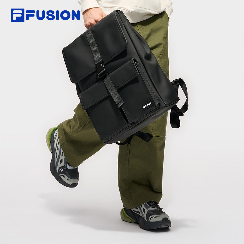 FILA FUSION斐乐包包男情侣背包2025新款商务通勤包双