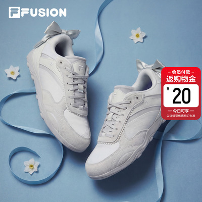 FILA薄巧鞋丨FLORA蝴蝶结 FILA FUSION 斐乐女鞋芭蕾鞋新款德训鞋