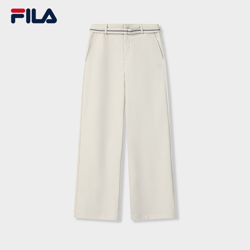 FILA 斐乐官方女士梭织长裤2026春季新款休闲基础百搭通勤阔腿裤,运动服/休闲服装,运动长裤,淘宝优惠券,粉丝福利购,淘宝优惠卷