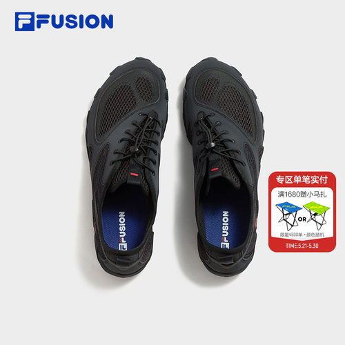 FILA FUSION 斐乐小丑鞋赤足鞋男鞋夏季新款网面透气健身训练鞋子