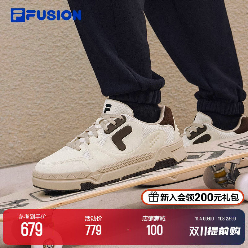 FILA FUSION斐乐潮牌BANK DX男鞋场下滑板鞋2023冬新款时尚厚底鞋使用感如何?