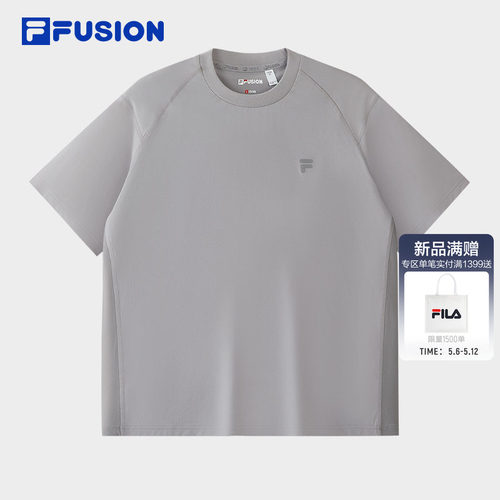 FILAFUSION斐乐男士针织短袖衫